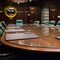 Dacasso Chocolate Brown Leatherette 17" x 14" Conference Table Pad PR-3415 - alternate 2